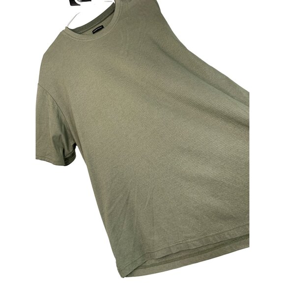 Van Heusen Mens Microtouch Crew Neck T-Shirt XXL Green GUC 7853 - Picture 6 of 7